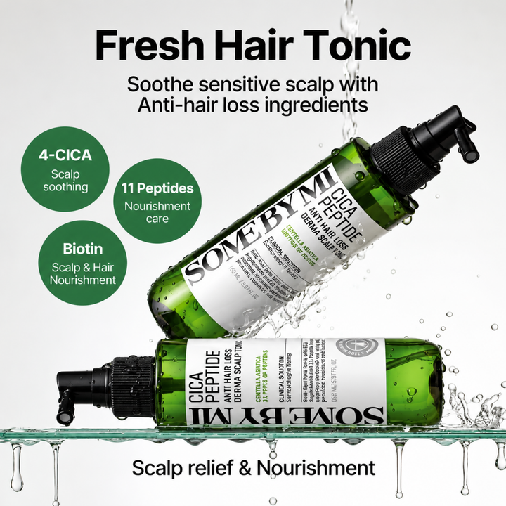 SOME BY MI Cica Peptide Derma Scalp Tonic 150ml HAIR CARE, Shampoo & Conditioner, Shampoo