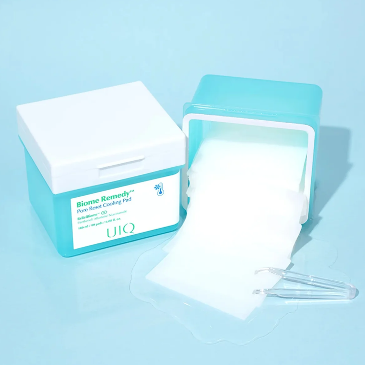 UIQ Biome Remedy™ Pore Reset Cooling Pad 80 pads SKIN CARE, Toners, Toner Pads
