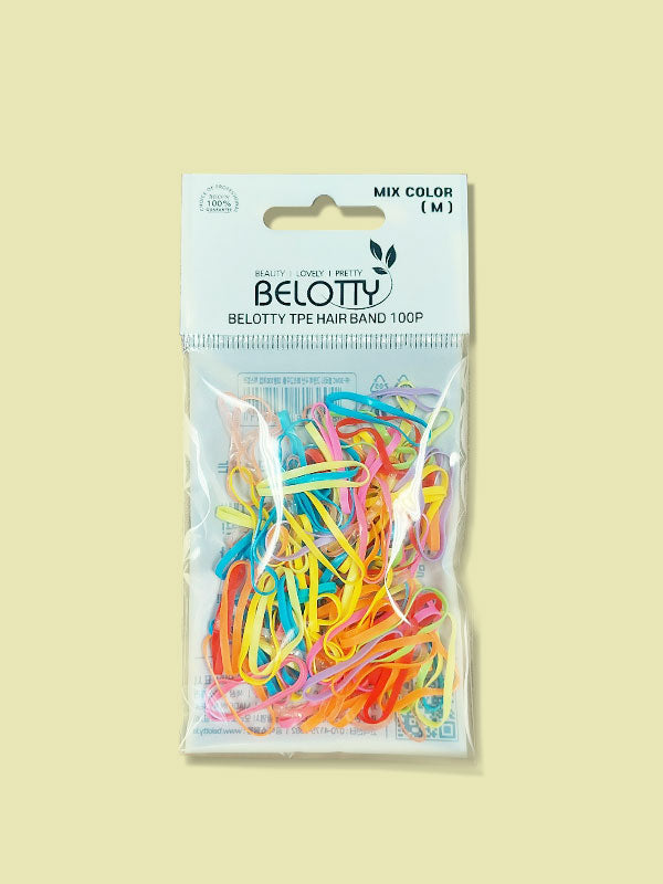 Belotty Elastic Hair Tie 100 Count