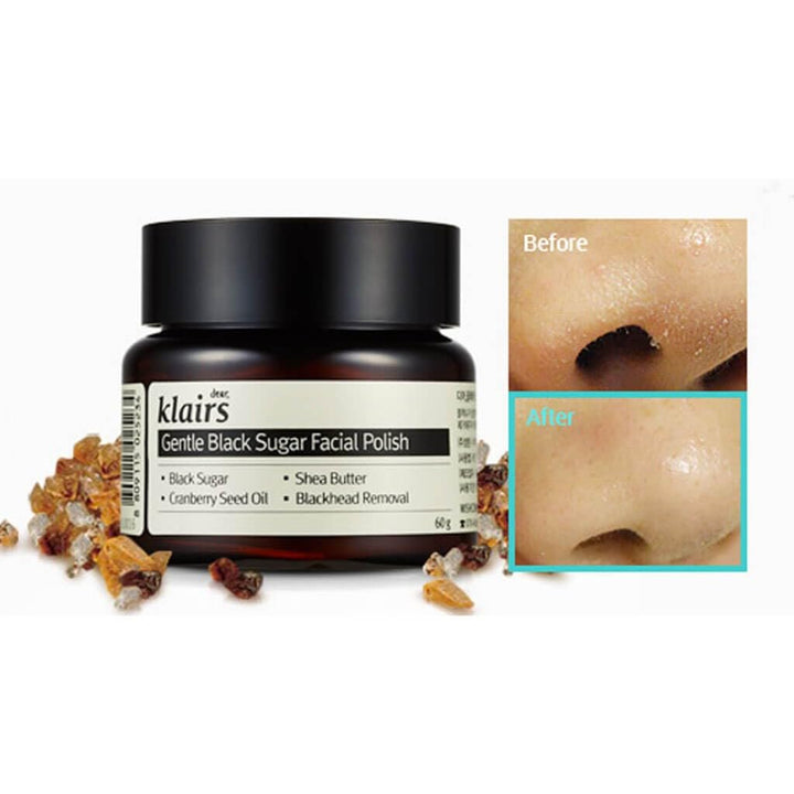 DEAR KLAIRS Gentle Black Sugar Facial Polish 110g oceanbuy.ca markham toronto free ship USA asian korean skincare