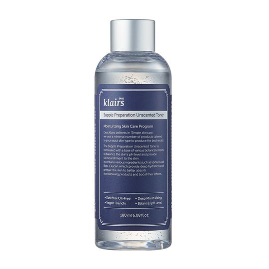 DEAR KLAIRS Supple Preparation Unscented Toner 180ml Toner & Essence 1