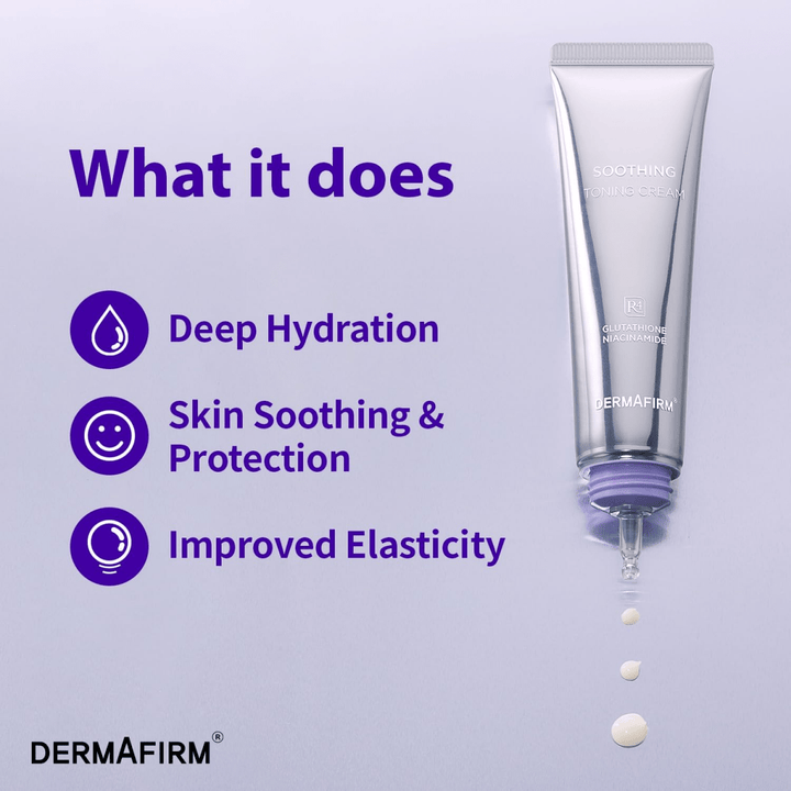 DERAFIRM Soothing Repair Toning Cream Glutathione 50g Cream 7