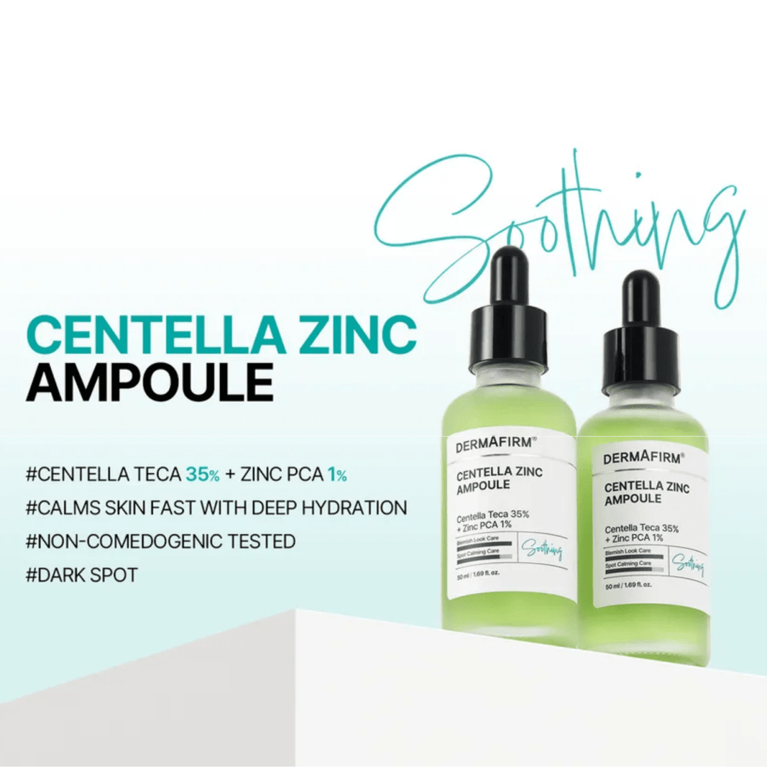 DERMAFIRM Centella Zinc Ampoule Soothing Hydration 50ml Ampoule 3
