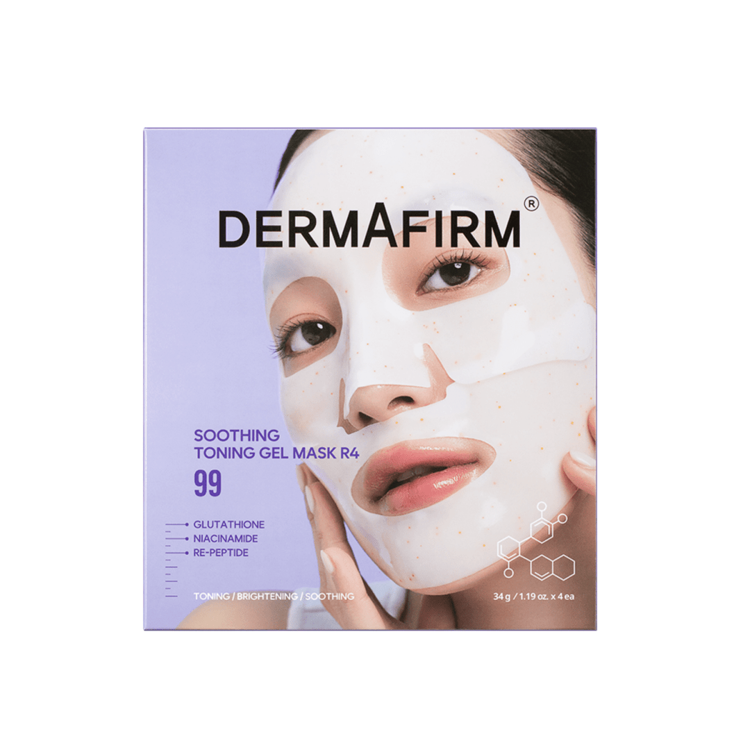 DERMAFIRM Soothing Repair Toning Gel Mask 4Pcs/Box Mask 1