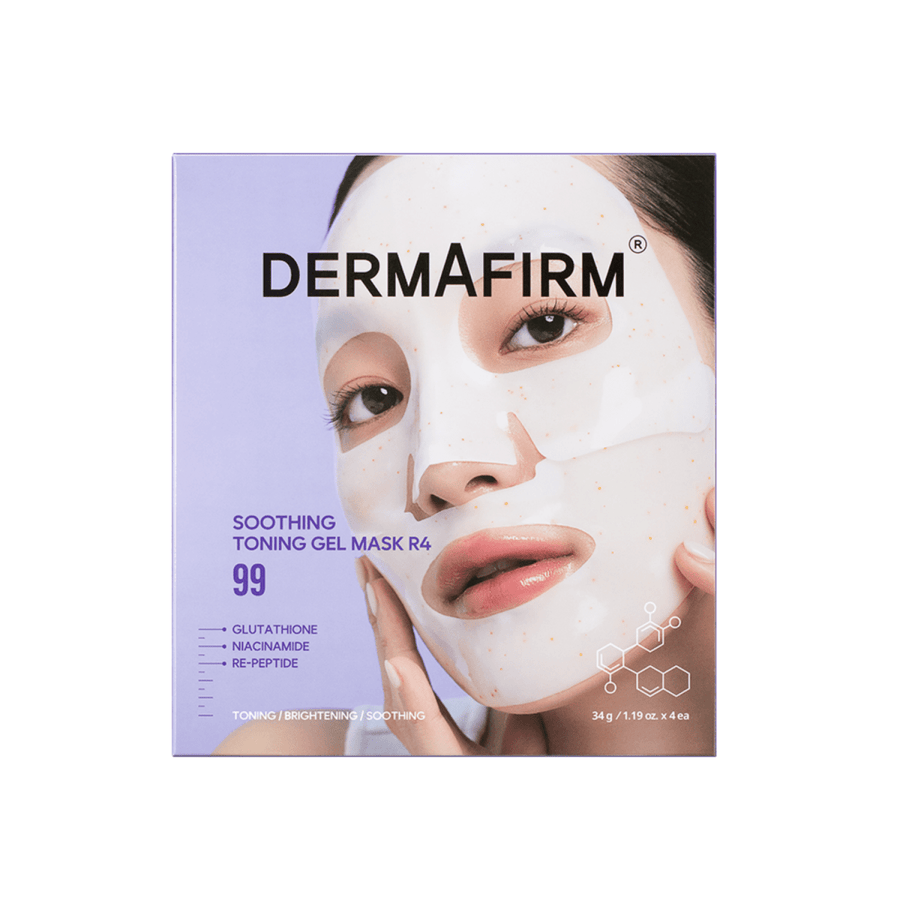 DERMAFIRM Soothing Repair Toning Gel Mask 4Pcs/Box Mask 1