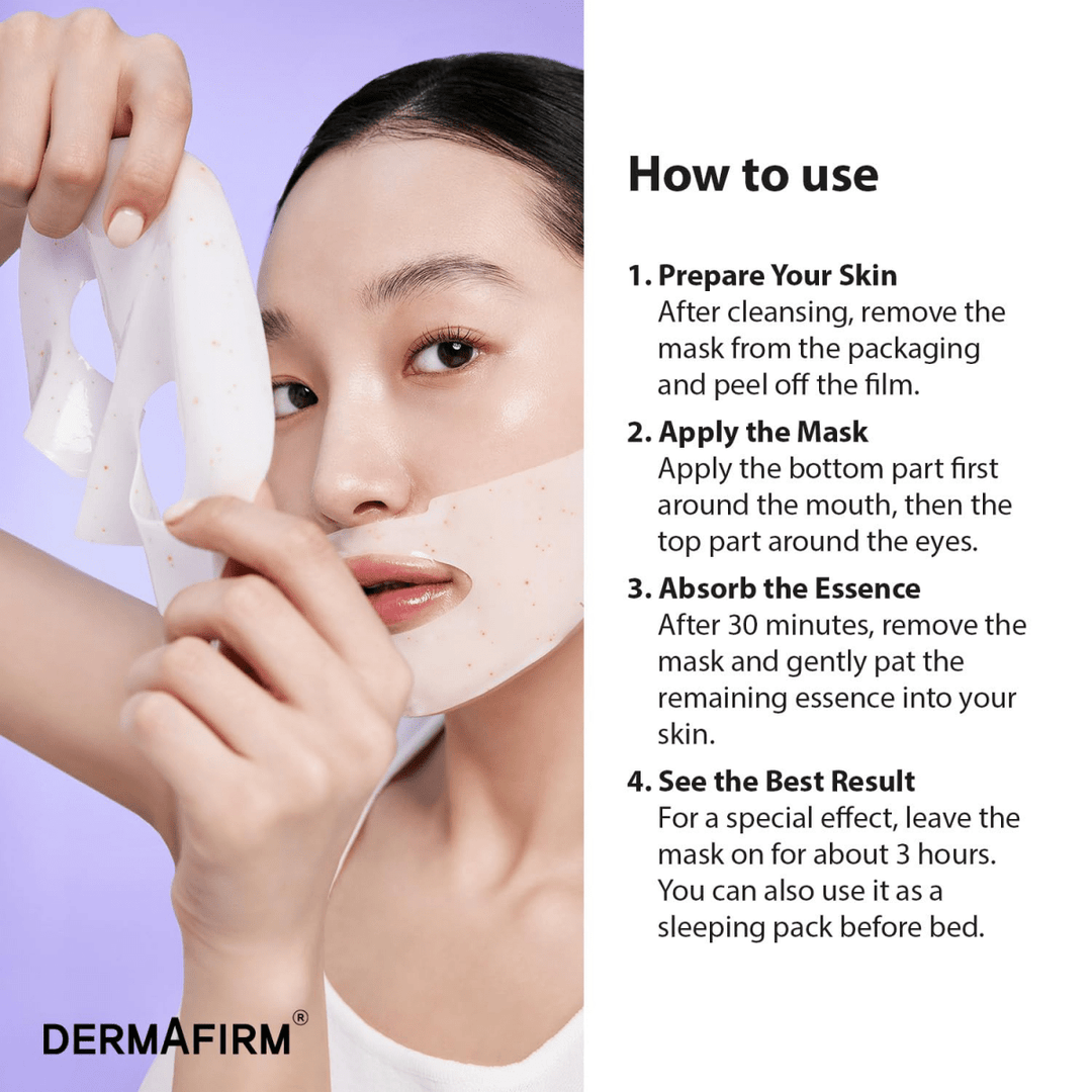 DERMAFIRM Soothing Repair Toning Gel Mask 4Pcs/Box Mask 9
