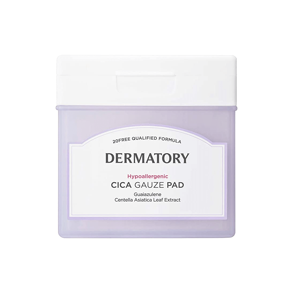 DERMATORY Cica Rescue Gauze Pad 80ea Toner Pad 1