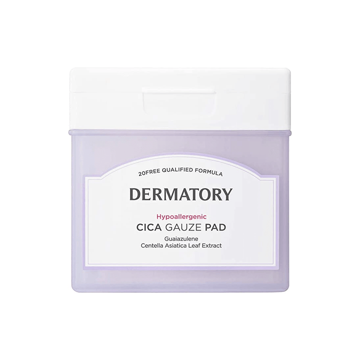 DERMATORY Cica Rescue Gauze Pad 80ea Toner Pad 1