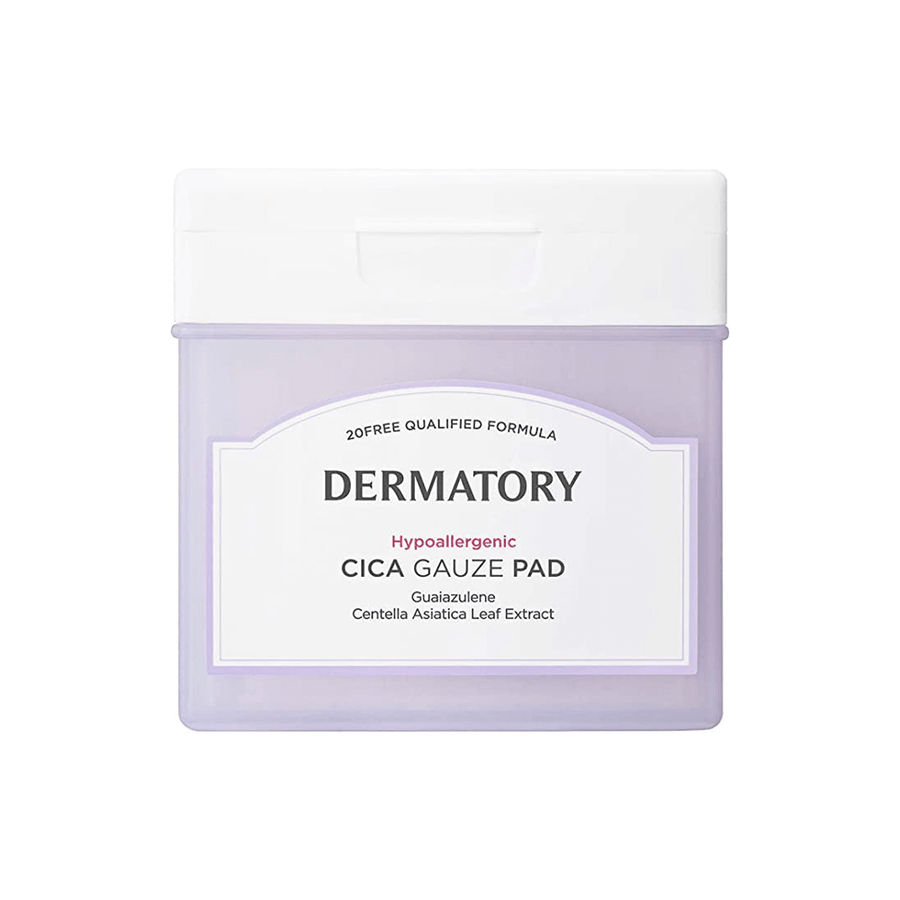 DERMATORY Cica Rescue Gauze Pad 80ea Toner Pad 1