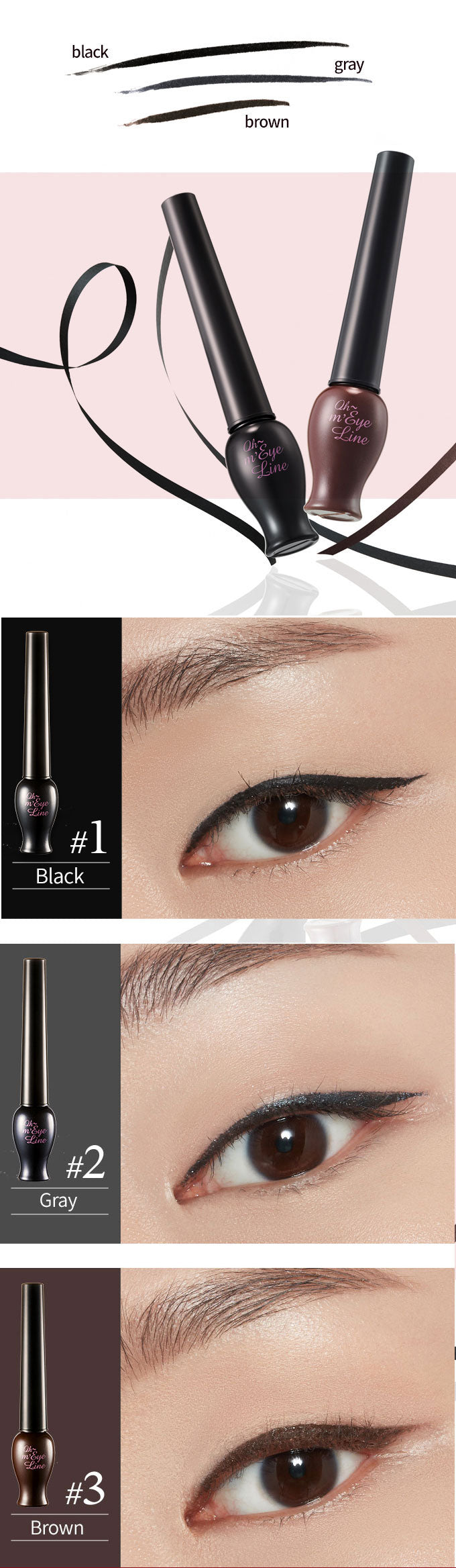 Etude House Oh MEye Line Long-lasting Liquid Eyeliner 5ml MAKEUP, Eyes, Eyeliner, Etude House Eyeliner, Liquid Eyeliner, K-Beauty Eye Makeup, Smudge-Proof Liner, Long-Wear Eyeliner, Precision Application