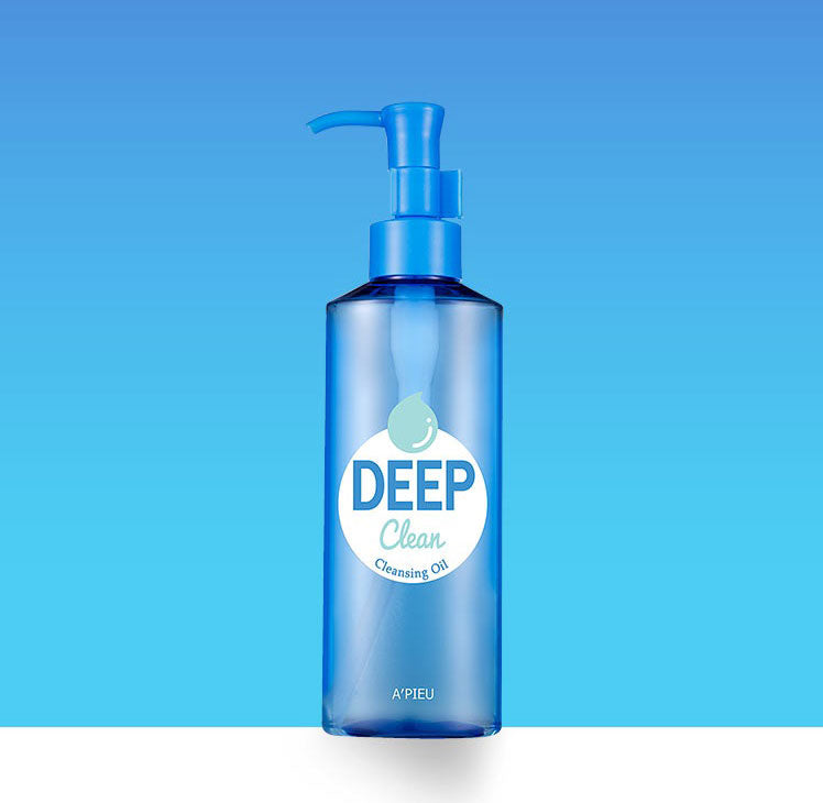 APIEU Deep Clean Cleansing Oil - Makeup Remover and Pore Clarifier 160ml SKIN CARE, Cleansers, Make Removers, K-beauty oil cleanser, makeup remover, pore clarifying, hydrating cleanse, jojoba oil, Korean cleansing oil, gentle facial cleanser
