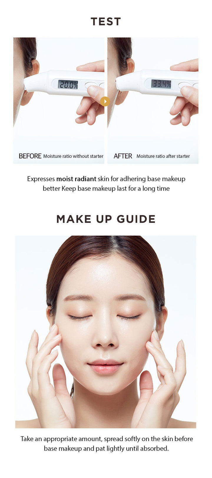 MISSHA Moist Layering Starter Gold Topping Hydrating Primer 30ml MAKEUP, Face, Primer, Hydrating Primer, K-Beauty Base Makeup, Dewy Finish, Hyaluronic Acid, Skin Radiance, Korean Primer, Glowy Skin