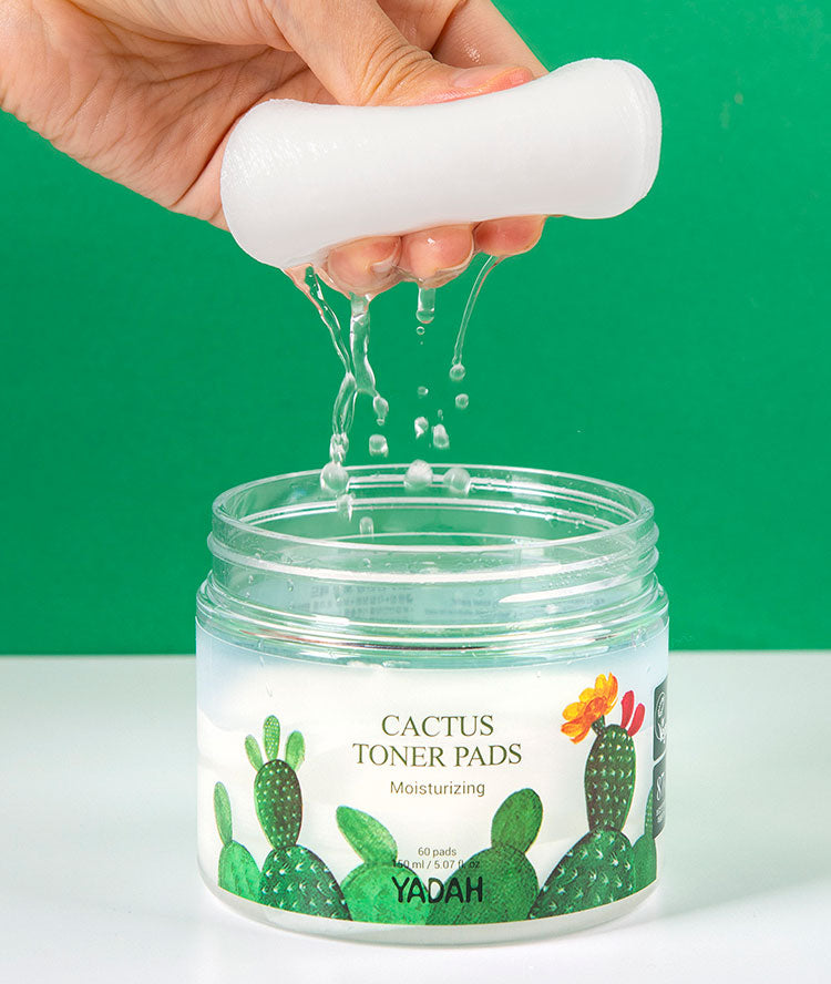 Yadah Cactus Toner Pads Moisture Retention 150ml 60pads