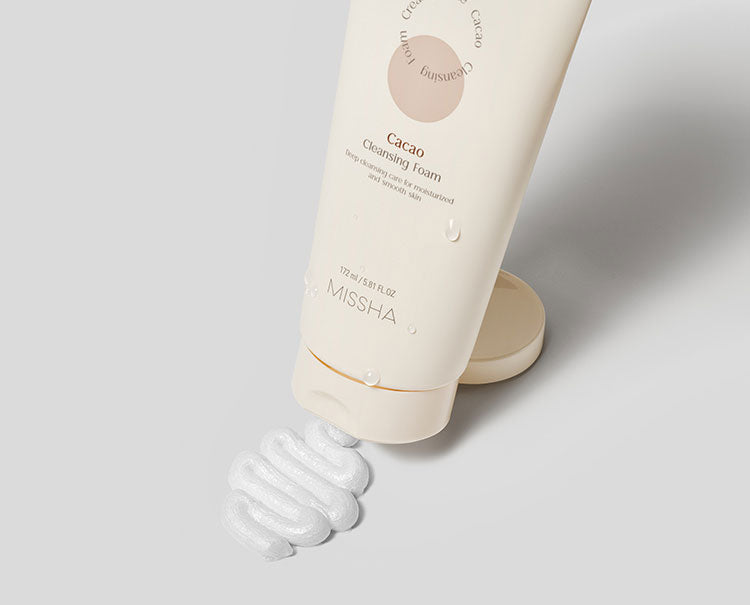MISSHA Creamy Latte Cleansing Foam Milk Ingredients 172ml SKIN CARE, Cleansers, Face Wash, Korean Cleanser, Hydrating Face Wash, Milk Skincare, Green Tea Extract, Strawberry Extract, Gentle Foam Cleanser, Skin Barrier Support