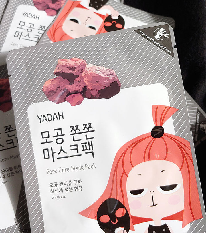 Yadah Pore Care Mask Pack Volcanic Ash Charcoal Bamboo 25g