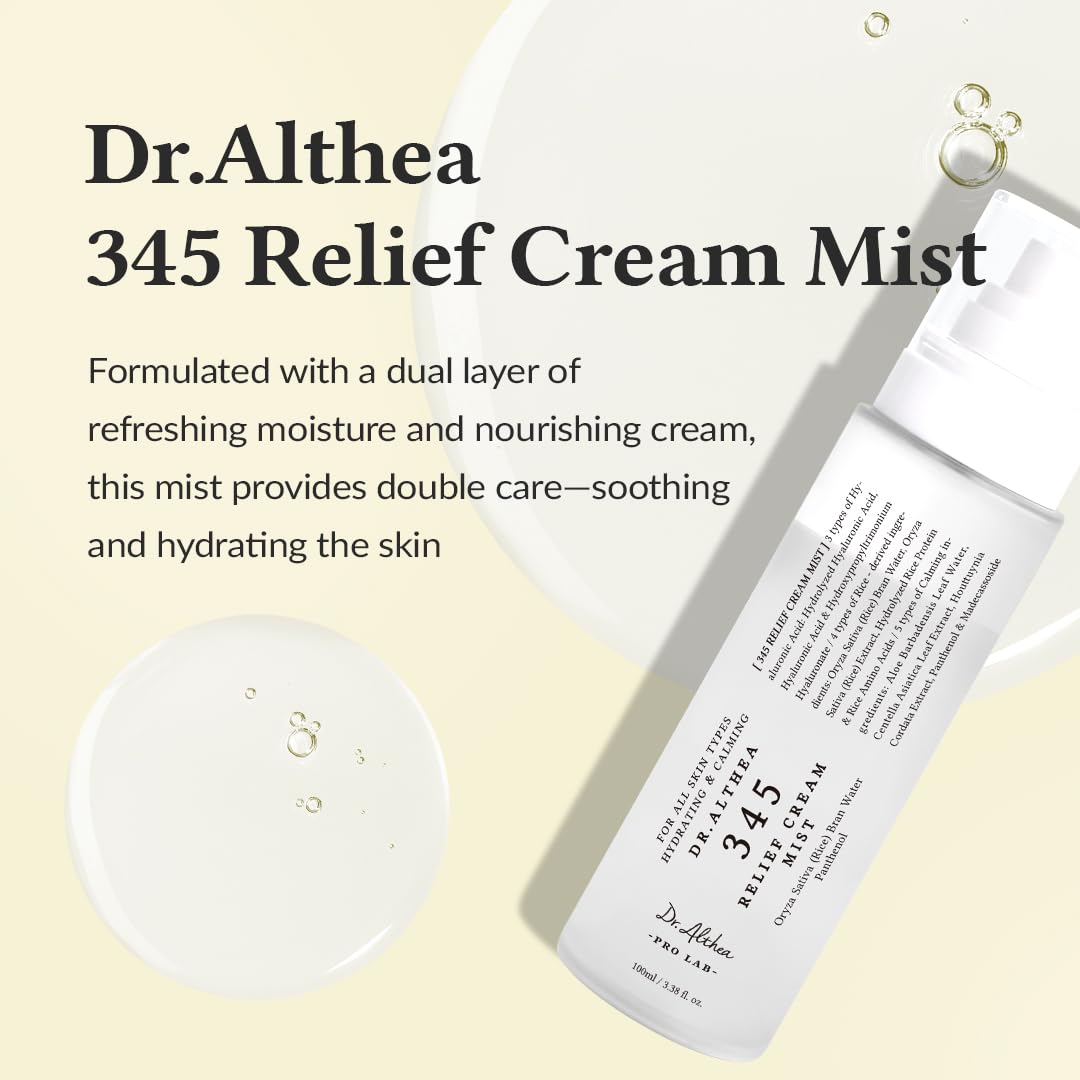 DR. ALTHEA 345 Relief Cream Mist 60ml Health & Beauty 3