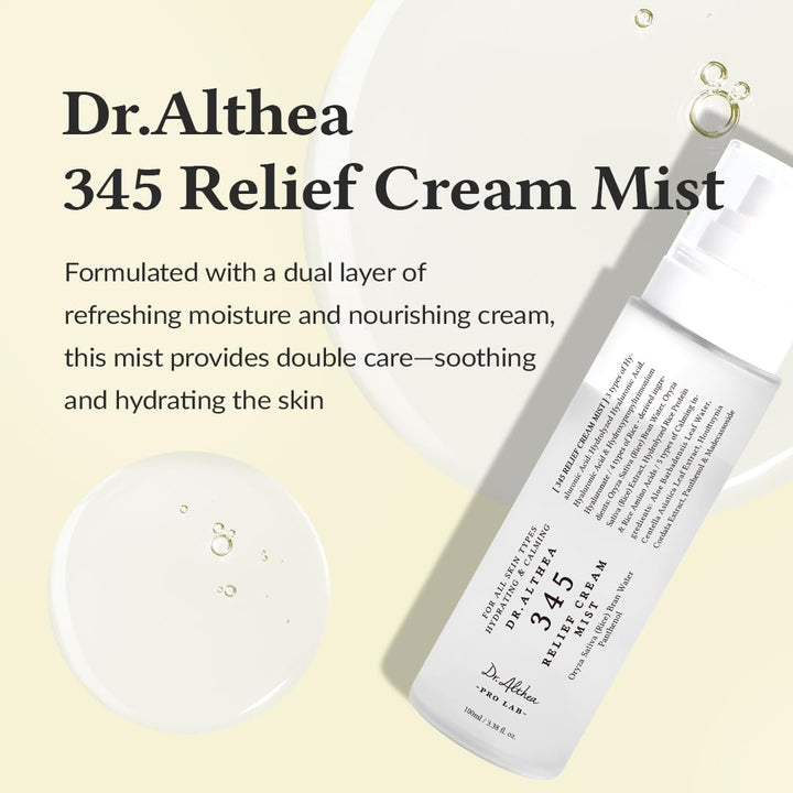 DR. ALTHEA 345 Relief Cream Mist 60ml Health & Beauty 3