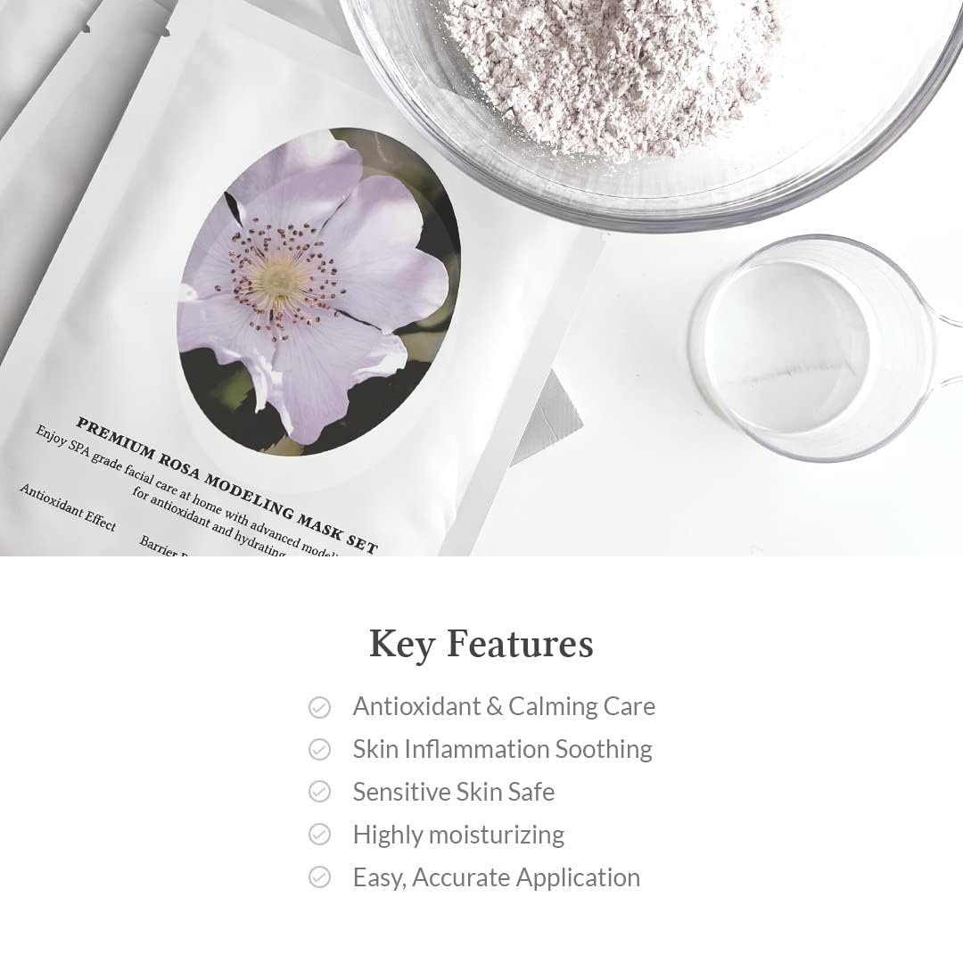 Dr.ALTHEA Premium Rosa Modeling Mask Set 5 Packs Health & Beauty oceanbuy beauty markham toronto free ship USA asian korean skincare