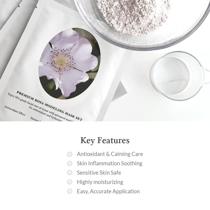 Dr.ALTHEA Premium Rosa Modeling Mask Set 5 Packs Health & Beauty oceanbuy beauty markham toronto free ship USA asian korean skincare