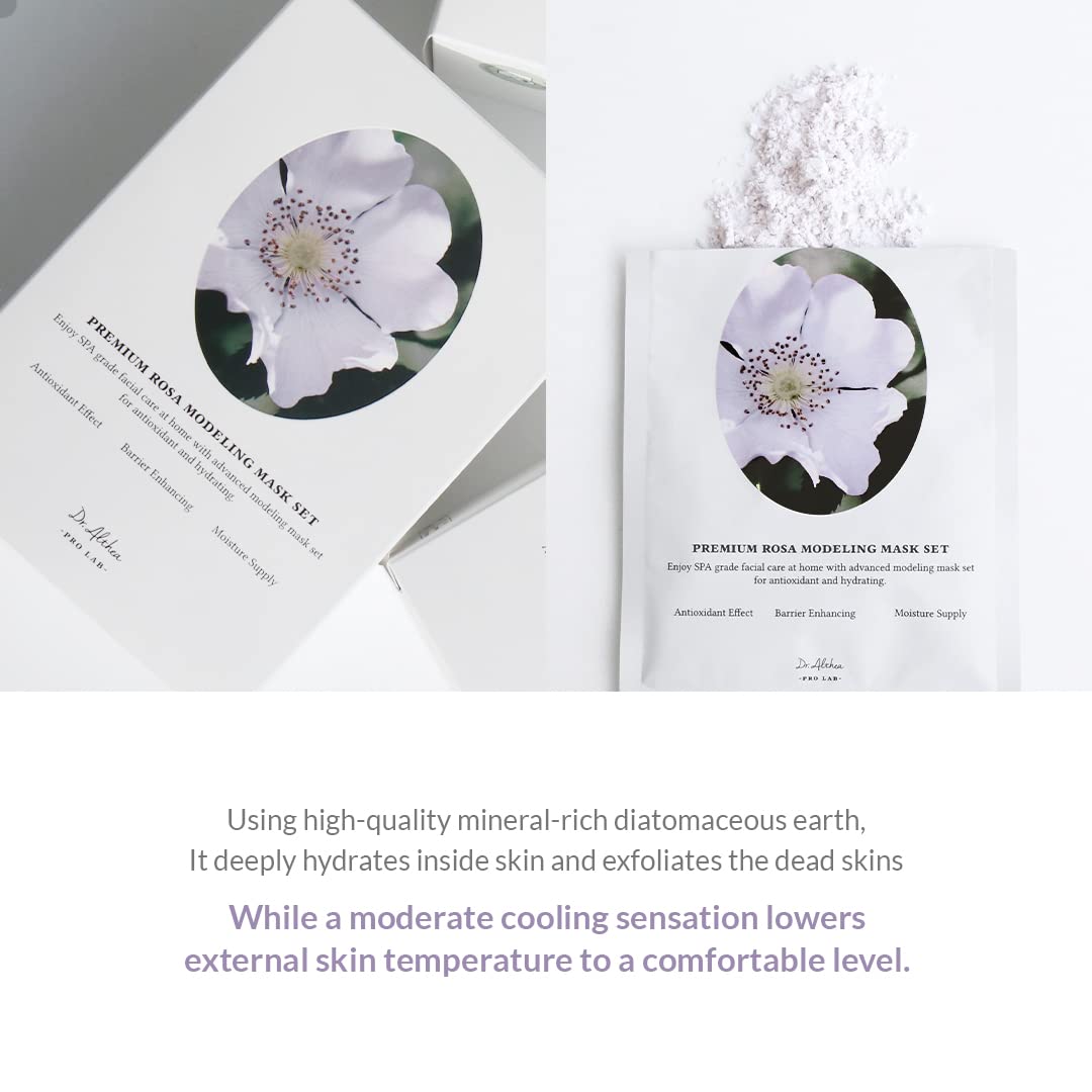 Dr.ALTHEA Premium Rosa Modeling Mask Set 5 Packs Health & Beauty oceanbuy beauty markham toronto free ship USA asian korean skincare