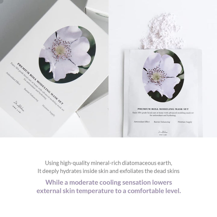 Dr.ALTHEA Premium Rosa Modeling Mask Set 5 Packs Health & Beauty oceanbuy beauty markham toronto free ship USA asian korean skincare