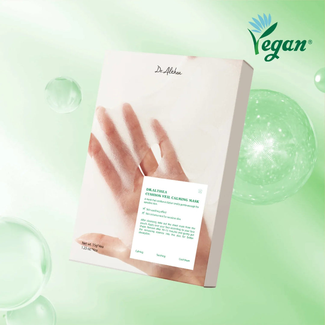 DR.ALTHEA Cushion Veil Calming Mask 4Pcs Health & Beauty