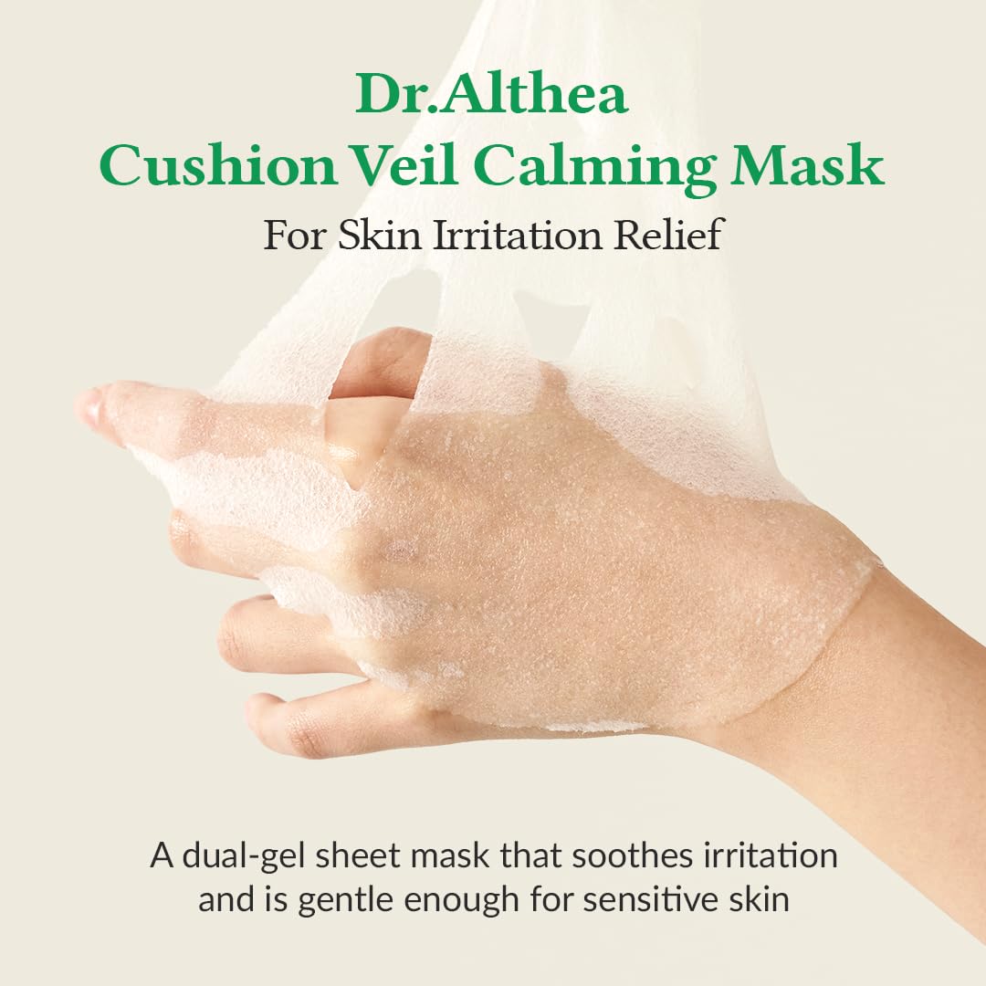 DR.ALTHEA Cushion Veil Calming Mask 4Pcs Health & Beauty