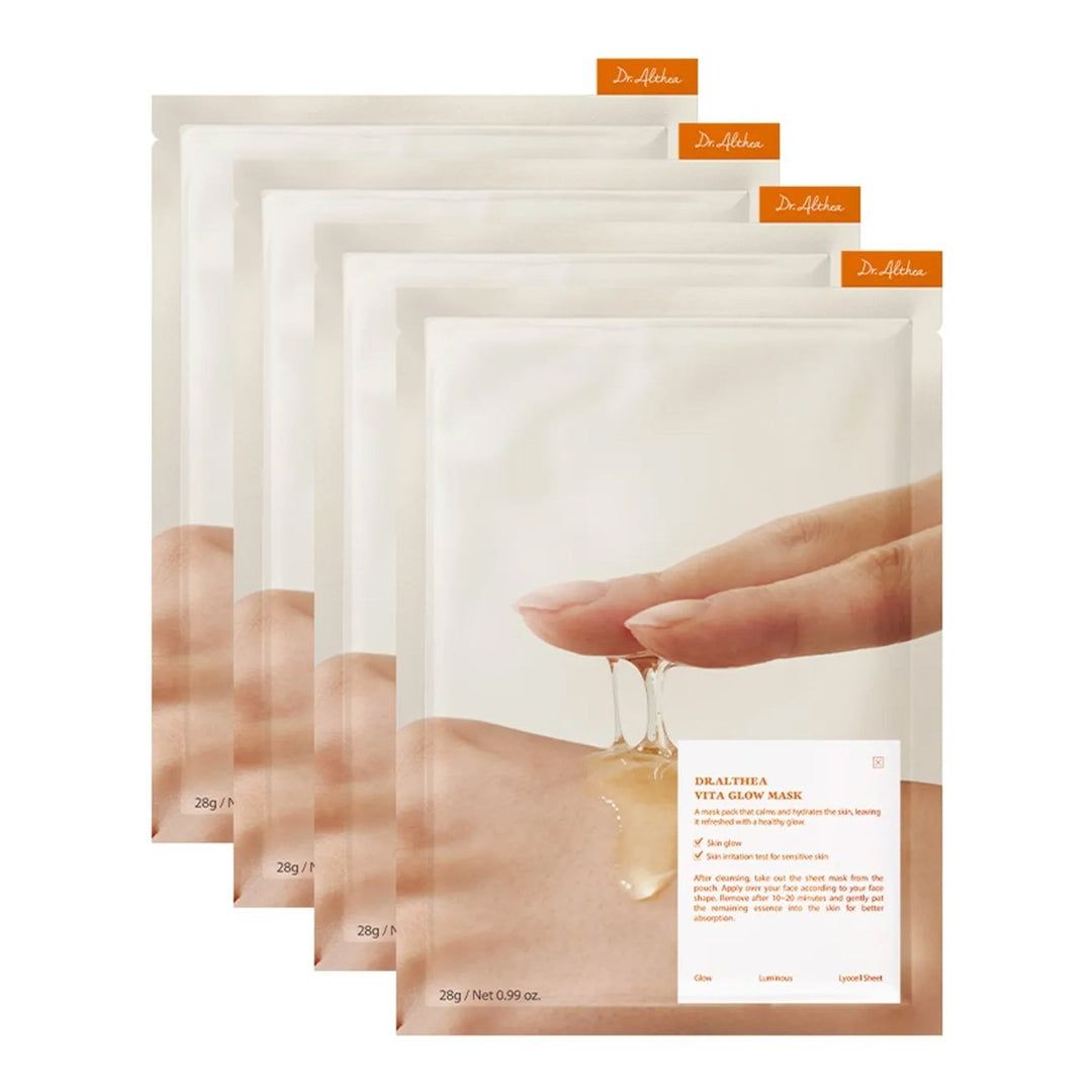 DR.ALTHEA Vita Glow Mask 4Pcs Health & Beauty