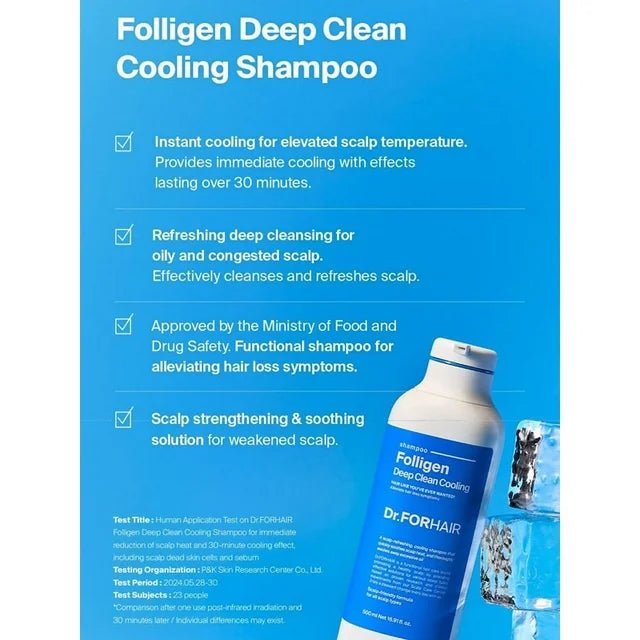 DR.FORHAIR Folligen Deep Clean Cooling Shampoo 500ml Shampoo 6