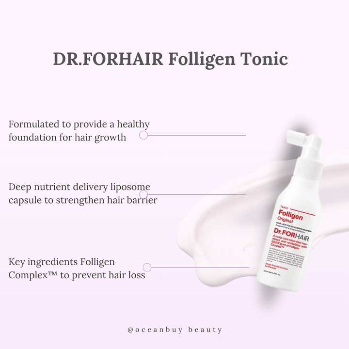 DR.FORHAIR Folligen Tonic 120ml Hair Oil & Serum 2