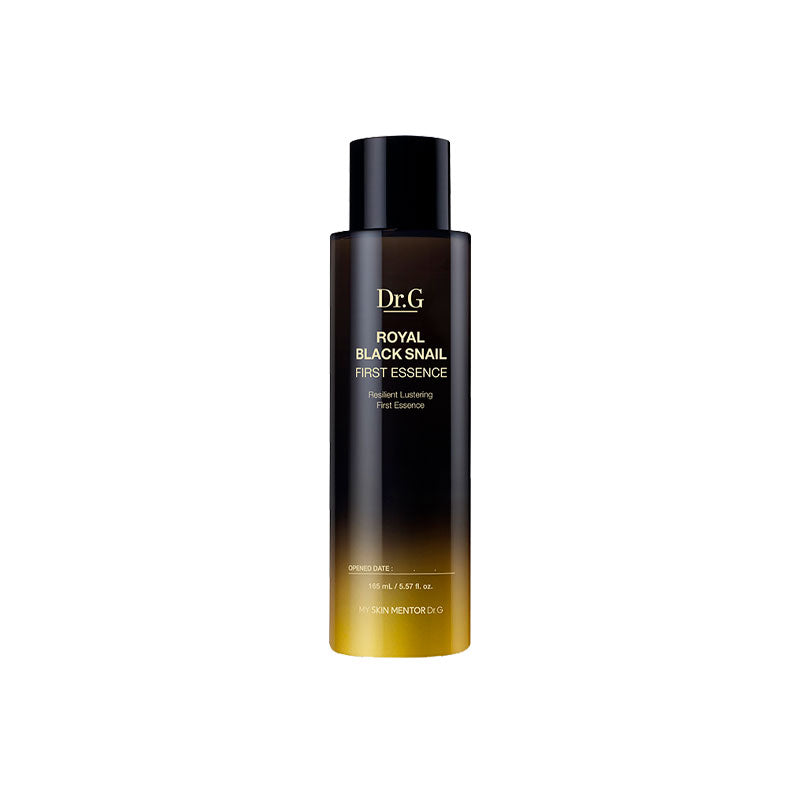 DrG Royal Black Snail First Essence Hydrating Vitality 165ml SKIN CARE, Toners, Korean Toner, Snail Mucin, Hydrating Essence, Skin Barrier Support, K-Beauty Hydration, Dullness Appearance, Visibly Soothes Skin