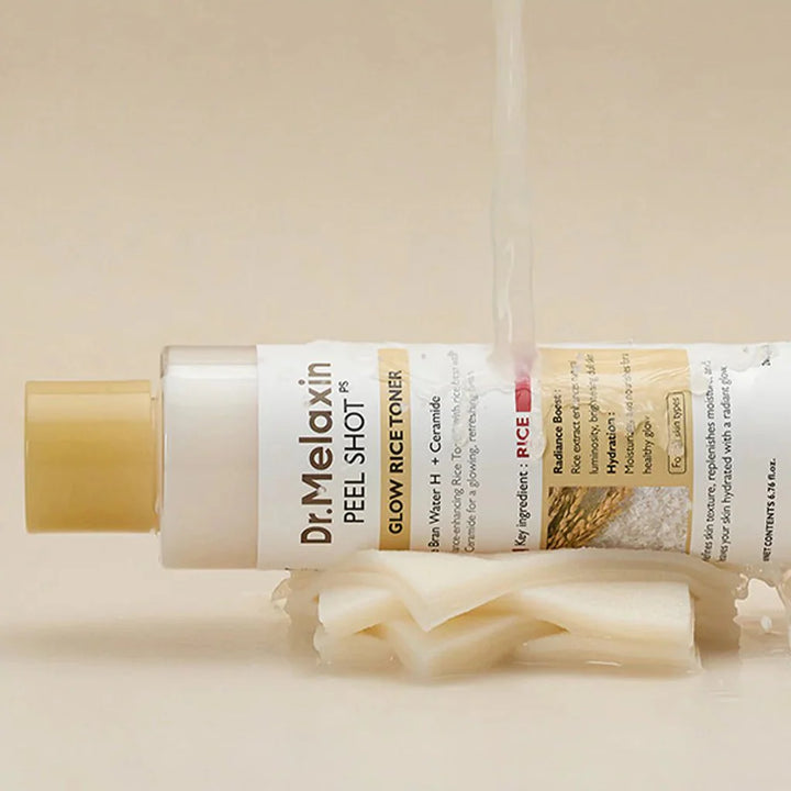 Dr.Melaxin Peel Shot Glow White Rice Toner Gentle Exfoliating 200ml