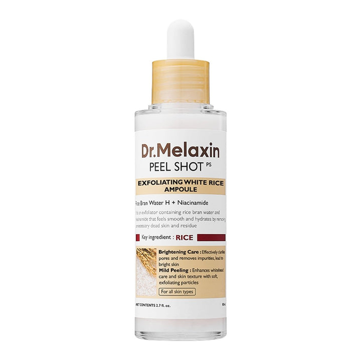 Dr.Melaxin Peel Shot Glow White Rice Peeling Ampoule 80ml Health & Beauty 1