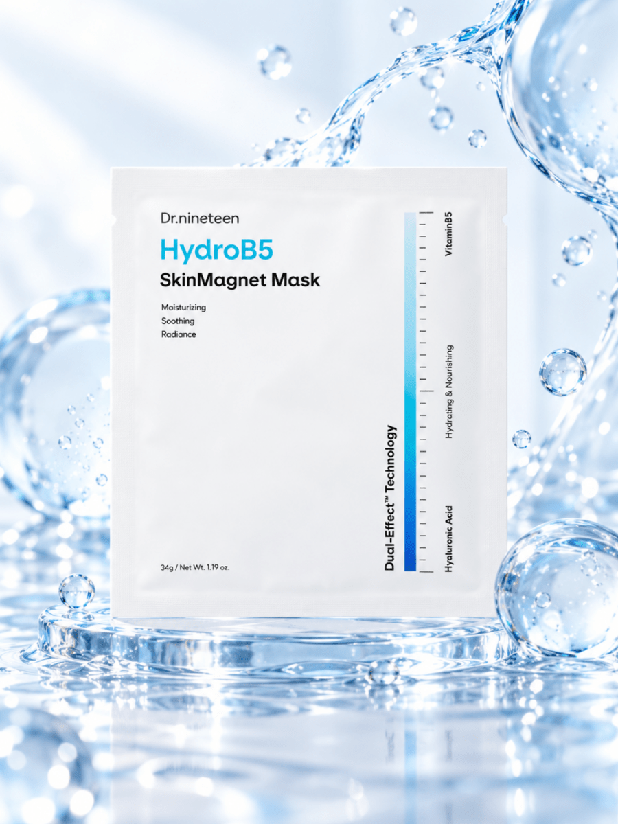 Dr.nineteen Hydro B5 Hyaluronic Acid Panthenol Mask 4Pcs/Box Mask 2