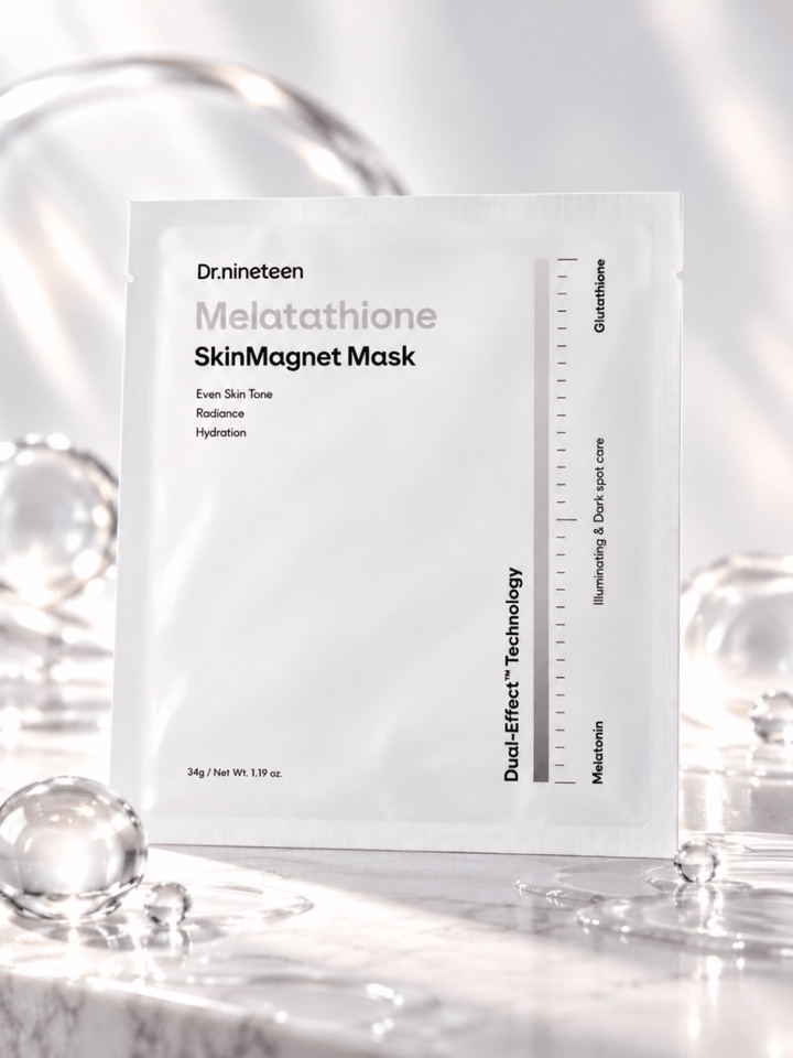 Dr.nineteen Melatathione Skin Magnet Mask Melatonin Glutathione 4Pcs/Box Mask 2