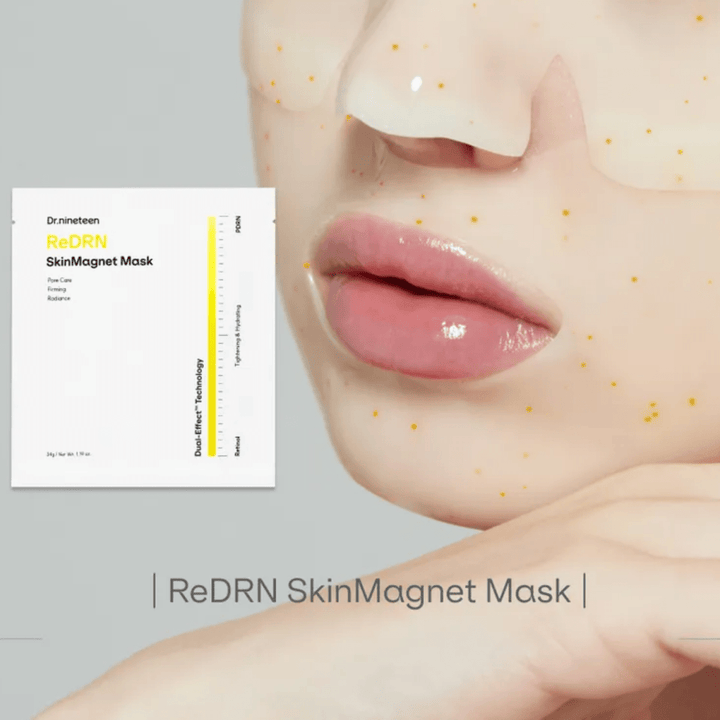 Dr.nineteen ReDRN Skin Magnet Mask PDRN Retinol Peptides 4Pcs/Box Mask 6