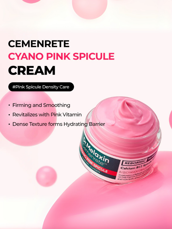 Dr.Melaxin Cemenrete Cyano Pink Spicule Cream Vitamin B12 50ml