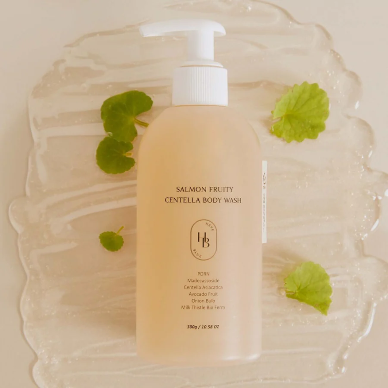 HEVEBLUE Salmon Fruity Centella Body Wash 300ml
