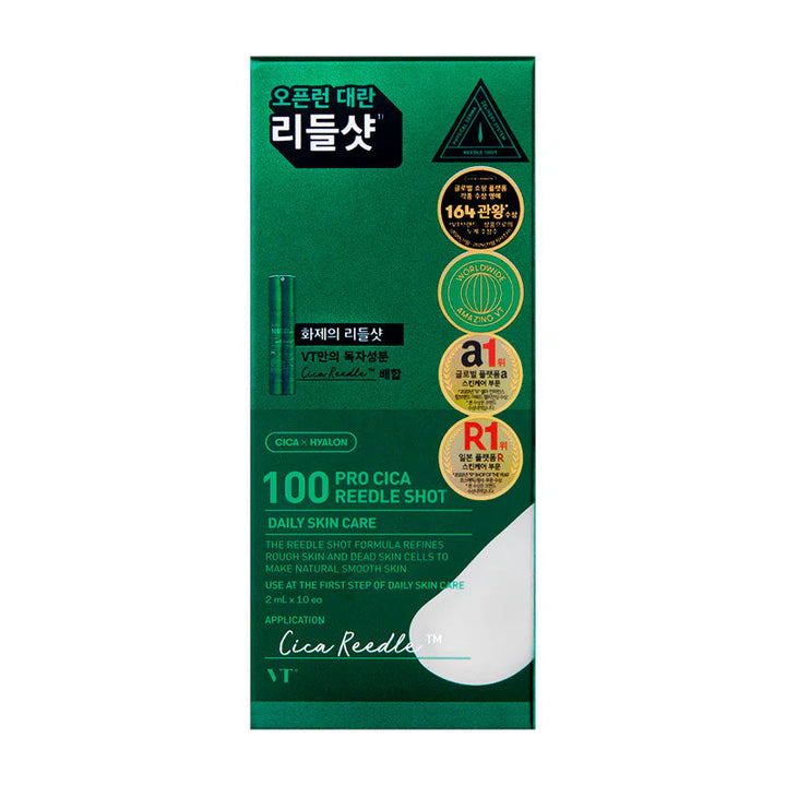 VT Cosmetics Pro Cica Reedle Shot 100 Calming Hydration 2ml10ea