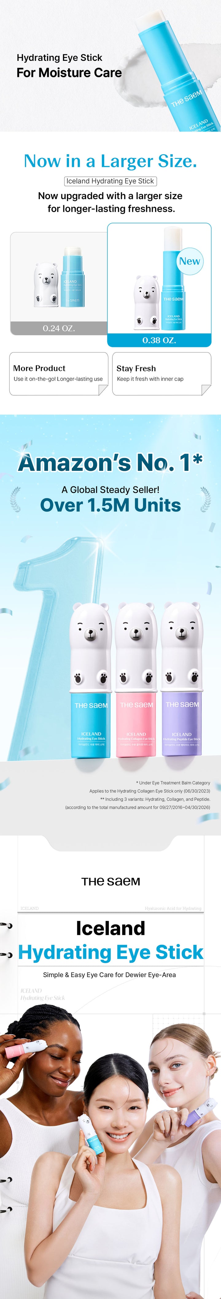 THE SAEM Iceland Hydrating Eye Stick 11g