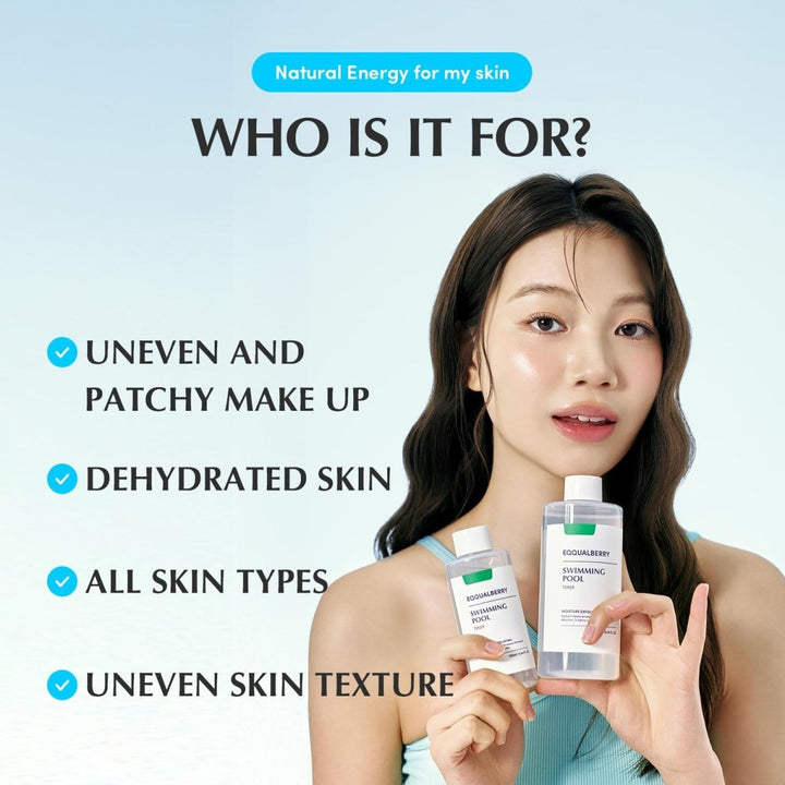 EQQUALBERRY Swimming Pool Toner 300ml Health & Beauty