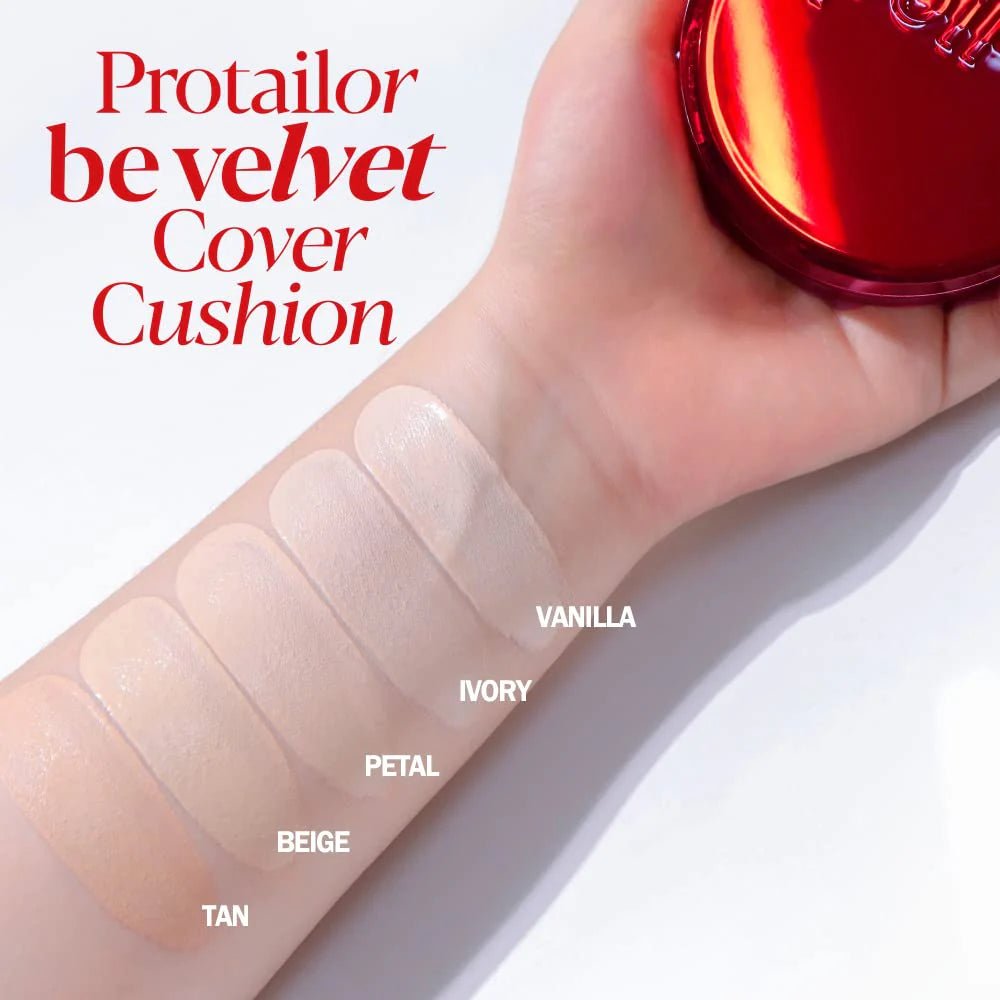 ESPOIR Pro Tailor Be Velvet Cover Cushion 13g*2 - 4 Color to Choose(With Refill Core)