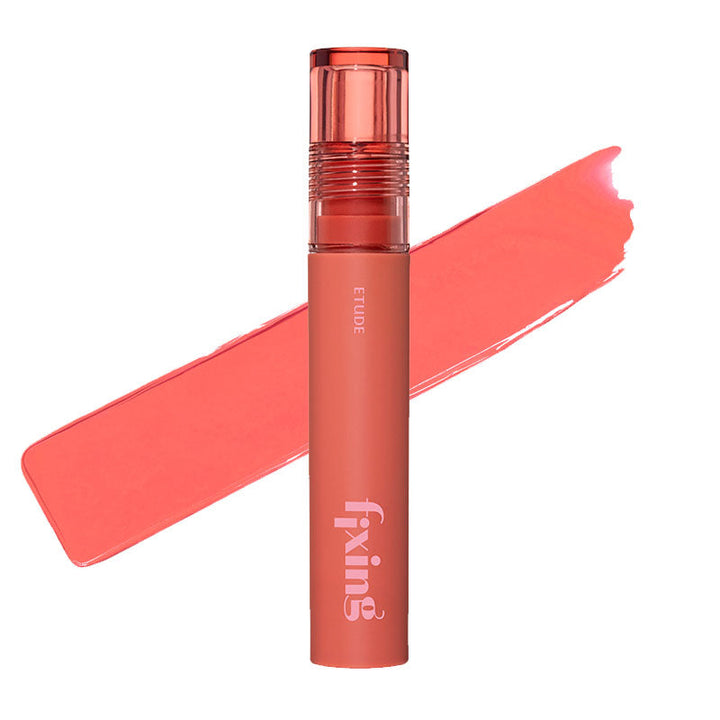 Etude House Fixing Tint Matte Hydrating Lip Tint 4g MAKEUP, Lips, Lip Tint, K-Beauty Lip Tint, Matte Lip Makeup, Hydrating Lip Stain, Long-lasting Tint, Etude House, Velvet Finish, Vegan Lip Product