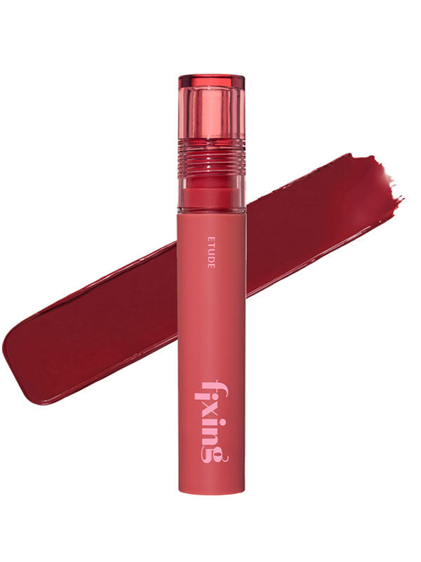 Etude House Fixing Tint Matte Hydrating Lip Tint 4g MAKEUP, Lips, Lip Tint, K-Beauty Lip Tint, Matte Lip Makeup, Hydrating Lip Stain, Long-lasting Tint, Etude House, Velvet Finish, Vegan Lip Product