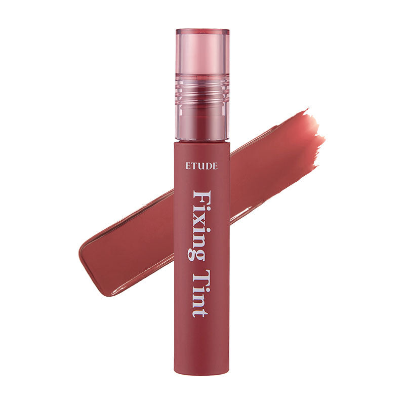 Etude House Fixing Tint Matte Hydrating Lip Tint 4g MAKEUP, Lips, Lip Tint, K-Beauty Lip Tint, Matte Lip Makeup, Hydrating Lip Stain, Long-lasting Tint, Etude House, Velvet Finish, Vegan Lip Product