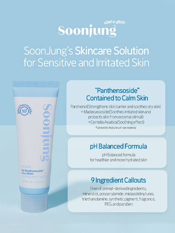 ETUDE HOUSE Soonjung 10-Panthensoside Cica Balm Soothing 50ml