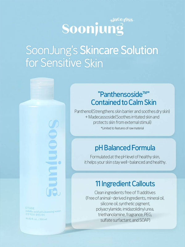 Etude House Soonjung 55 Cleansing Water 320ml