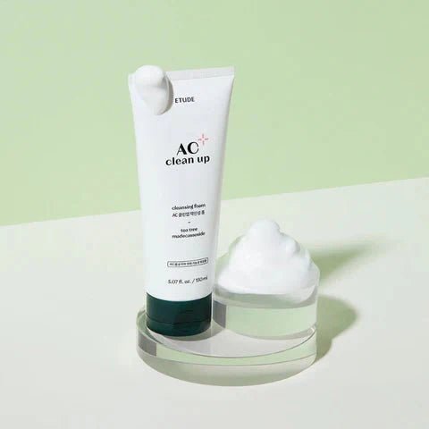 ETUDE AC Clean Up Cleansing Foam 150ml Facial Cleanser 1