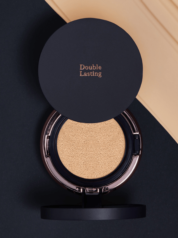 Etude House Double Lasting Cushion Matte - Cica Soothing Coverage Base Makeup 1