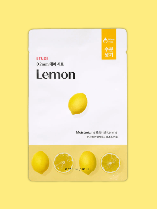 Etude House Therapy Air Mask Lemon Hydrating 20ml Mask 1